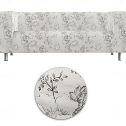 100% Cotton Sofa Cover Floral Quilted Slipcovers KLIPPcover LITB PRIME cover