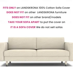 100% Cotton Sofa Cover Solid Color Quilted Cotton Slipcovers LANDcover LITB PRIME cover