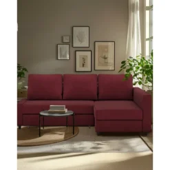 100% Cotton Sofa Cover with Storage Slipcovers Quilted Sofa Bed Cover Solid Color FRIHETcover LITB PRIME cover