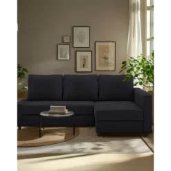 100% Cotton Sofa Cover with Storage Slipcovers Quilted Sofa Bed Cover Solid Color FRIHETcover LITB PRIME cover