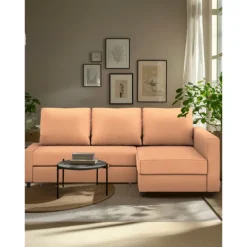 100% Cotton Sofa Cover with Storage Slipcovers Quilted Sofa Bed Cover Solid Color FRIHETcover LITB PRIME cover