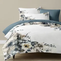 100% Cotton Vintage Floral Series Duvet Cover 3-Piece Set Short Fluff for Summer Soft Skin Friendly Comfy Lightweight