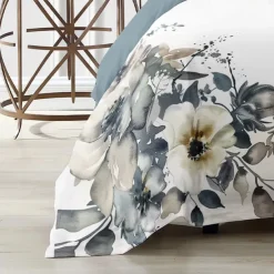 100% Cotton Vintage Floral Series Duvet Cover 3-Piece Set Short Fluff for Summer Soft Skin Friendly Comfy Lightweight
