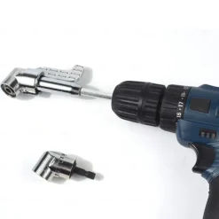 105 Degree Angle Head Electric Corner Turner, Electric Screwdriver Hardware Tool Accessories, Corner Electric Device, Elbow Universal Flexible Shaft Corner Screwdriver