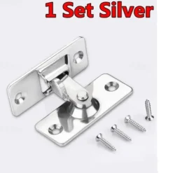 90 Degree Hasp Latches Stainless Steel Sliding Door Chain Locks Security Tools Hardware For Window Cabinet Hotel Home