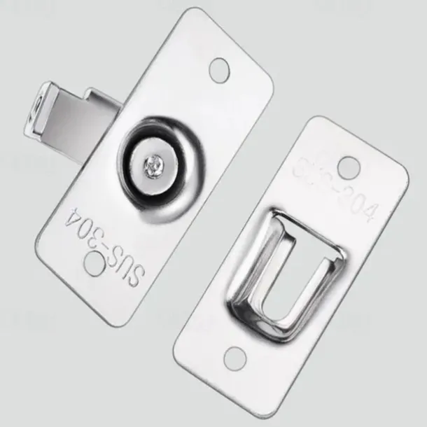 90 Degree Hasp Latches Stainless Steel Sliding Door Chain Locks Security Tools Hardware For Window Cabinet Hotel Home