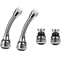 360 Degree Rotatable Water Saving Faucet Tap Aerator ABS Faucet Nozzle Filter Water Faucet Bubbler Aerator