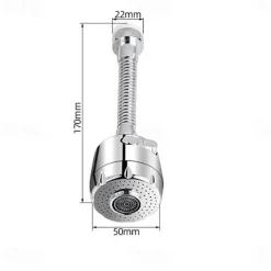 360 Degree Rotatable Water Saving Faucet Tap Aerator ABS Faucet Nozzle Filter Water Faucet Bubbler Aerator