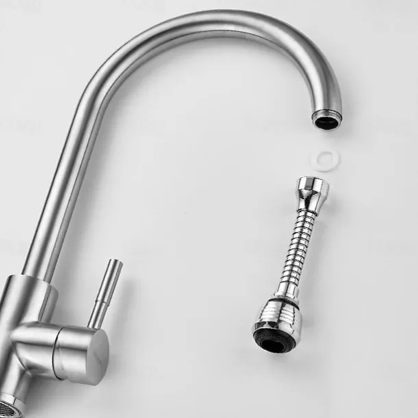 360 Degree Rotatable Water Saving Faucet Tap Aerator ABS Faucet Nozzle Filter Water Faucet Bubbler Aerator