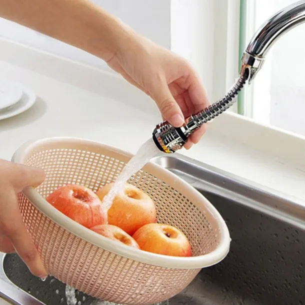 360 Degree Rotatable Water Saving Faucet Tap Aerator ABS Faucet Nozzle Filter Water Faucet Bubbler Aerator