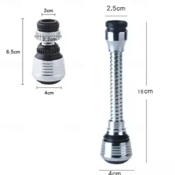 360 Degree Rotatable Water Saving Faucet Tap Aerator ABS Faucet Nozzle Filter Water Faucet Bubbler Aerator