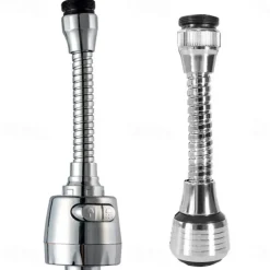 360 Degree Rotatable Water Saving Faucet Tap Aerator ABS Faucet Nozzle Filter Water Faucet Bubbler Aerator