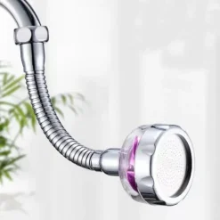 360 Degree Turbo Rotation Faucet Pressurize Kitchen Sink Tap Filter Bubble Splash Proof Water Saving Shower Nozzle Tap Connector