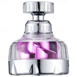 360 Degree Turbo Rotation Faucet Pressurize Kitchen Sink Tap Filter Bubble Splash Proof Water Saving Shower Nozzle Tap Connector