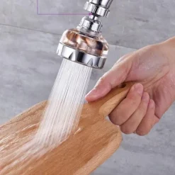 360 Degree Turbo Rotation Faucet Pressurize Kitchen Sink Tap Filter Bubble Splash Proof Water Saving Shower Nozzle Tap Connector