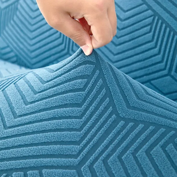 3 Different Sizes Jacquard Fabric Armless Sofa Bed Cover Sofa New Year Decor Slipcovers Stretch Protector Elastic Bench Cover