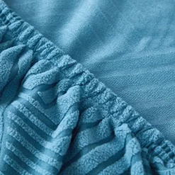 3 Different Sizes Jacquard Fabric Armless Sofa Bed Cover Sofa New Year Decor Slipcovers Stretch Protector Elastic Bench Cover