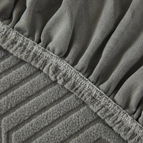 3 Different Sizes Jacquard Fabric Armless Sofa Bed Cover Sofa New Year Decor Slipcovers Stretch Protector Elastic Bench Cover