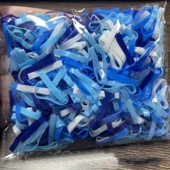 500 Extra Thick High-Elasticity Silicone Horse Tendons - Durable Mane & Tail Hair Bands for Horses, Black and White Horse Hair Tie-Down Accessories, Mane Securing Bands Flexible Horse Bands Highel