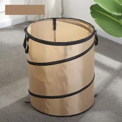 30 Gallon Collapsible Container Gardening Bag, Camping Trash Can, Pop-Up Trash Can/Recycle Bin, Car Garbage Can, Reusable Outdoor Trash Garden Yard Trash Bag, Foldable Camping Recycling Bin