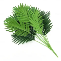 12 Head 68CM Artificial Palm Plants Leaves, Faux Fake Tropical Large Palm Tree Leaves Imitation Leaf Artificial Plants, Tropical Wedding Floral Arrangement Indoor Outdoor Decoration