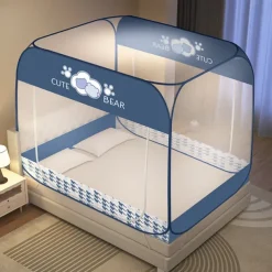 79" High Mosquito Net Omni Directional Mosquito Prevention Heightening Enlarge Encryption Mosquito Net Household Nets Double Door Mosquito Net Free Installation