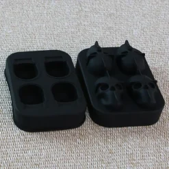 4 Ice Cube Skull Ball Skeleton Mold DIY Skull Ice Box Silicone Mold DIY Homemade for Party Bar Halloween