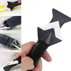 5 In 1 Caulk Remover Tools Kit, Grout Removal Tool, Sealant Finishing Tool, Glue Angle Scraper Tool For Window And Sink Renovations In Kitchens And Bathrooms