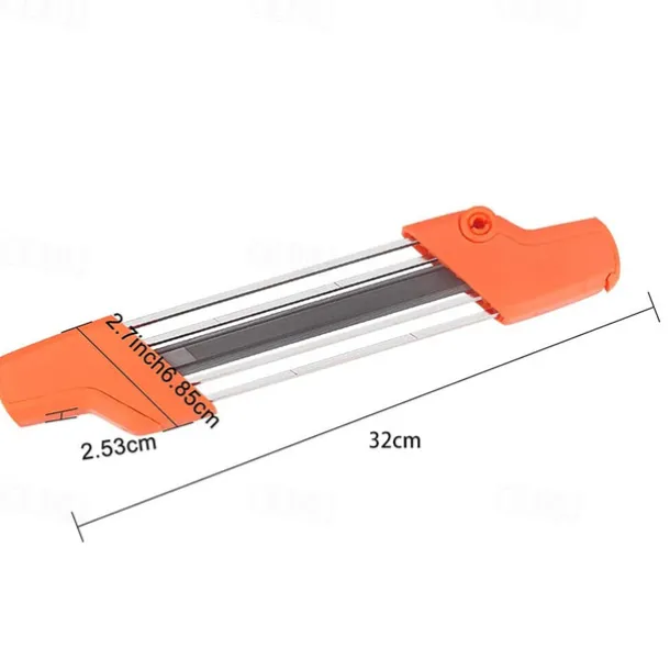 2 In 1 Chain Sharpener Grinding Tool Fast Sharpener Grind Fits Sharpening Abrasive Tools for 3/8 "p 4.0mm