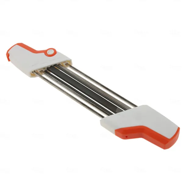 2 In 1 Chain Sharpener Grinding Tool Fast Sharpener Grind Fits Sharpening Abrasive Tools for 3/8 "p 4.0mm