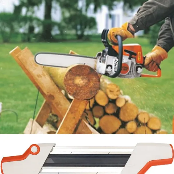 2 In 1 Chain Sharpener Grinding Tool Fast Sharpener Grind Fits Sharpening Abrasive Tools for 3/8 "p 4.0mm