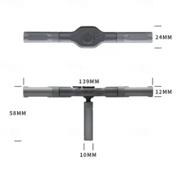 24 in 1 DIY Screwdriver, Portable 24 in 1 Magnetic Ratchet Screwdriver Set for Furniture PC Bicycle