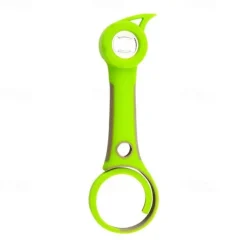 6 in 1 Jar Can Bottle Wine Opener - Multifunctional Kitchen Tool for Weak Arthritic Hands, Elderly, Seniors, Women - Open Bottles, Cans, Jars, Safety Seals, Pull Tab - Tight Grip