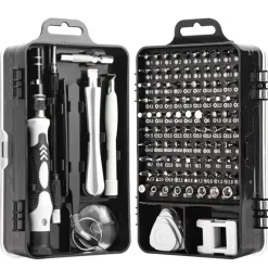 115 In 1 Precision Screwdriver Package, DIY Tool Kit, Tool Kit For Repairing Mobile Phone Laptop Watch Glasses , Small Screwdriver Kit Carrying Tool Case