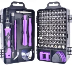 115 In 1 Precision Screwdriver Package, DIY Tool Kit, Tool Kit For Repairing Mobile Phone Laptop Watch Glasses , Small Screwdriver Kit Carrying Tool Case