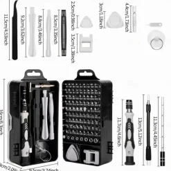 115 In 1 Precision Screwdriver Package, DIY Tool Kit, Tool Kit For Repairing Mobile Phone Laptop Watch Glasses , Small Screwdriver Kit Carrying Tool Case