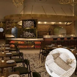 70 In Long Boho Table Runner For Home Decor Farmhouse Rustic Table Runner Cream & Brown Macrame Table Runner With Tassels For Boho Dining Bedroom for Restaurant