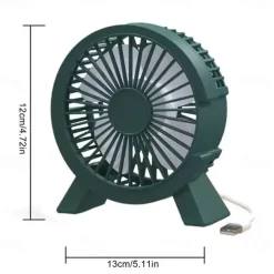 4 Inch Mini USB Fan Portable DC Desk Cooler Cooling for Notebook Laptop Personal Adjustment Fan Table Fan Home Office Outdoor Summer Supplies Use Tiny Air Cooler Fan Gift