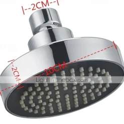 4 inch Rainfall Shower Head ABS Showerhead, 360-degree Rotation High Pressure Overhead Shower Head