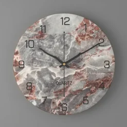 12 Inches 30 cm Time Vortex Wooden Large Wall Clock - Silent And Non-Ticking Quartz Movement Wall Clock Nordic Creative Living Room Fashion Wall Clock Home Decoration Bedroom Retro Silent Quartz Clock