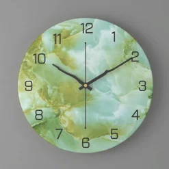 12 Inches 30 cm Time Vortex Wooden Large Wall Clock - Silent And Non-Ticking Quartz Movement Wall Clock Nordic Creative Living Room Fashion Wall Clock Home Decoration Bedroom Retro Silent Quartz Clock