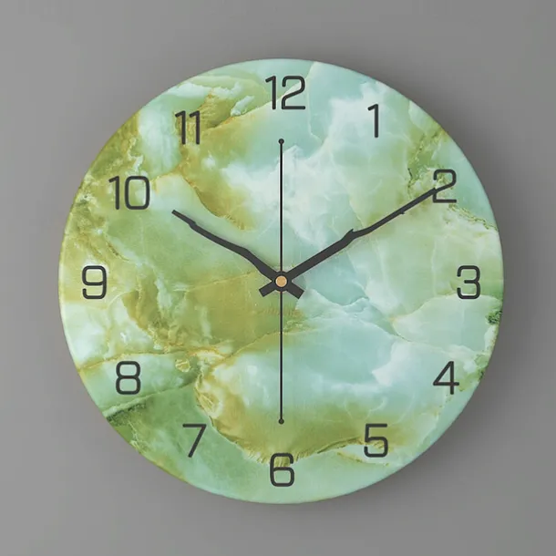 12 Inches 30 cm Time Vortex Wooden Large Wall Clock - Silent And Non-Ticking Quartz Movement Wall Clock Nordic Creative Living Room Fashion Wall Clock Home Decoration Bedroom Retro Silent Quartz Clock