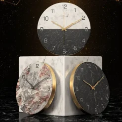 12 Inches 30 cm Time Vortex Wooden Large Wall Clock - Silent And Non-Ticking Quartz Movement Wall Clock Nordic Creative Living Room Fashion Wall Clock Home Decoration Bedroom Retro Silent Quartz Clock