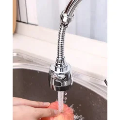 2 Modes Kitchen Sink Faucet Extension Sprayer, 360 Degree Turbo Rotatation Anti-Splash Extender Aerator with Hose