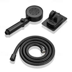 5 Modes Shower Head with Handheld, Drill-Free High Pressure High Flow Water Saving Shower Spray with ON/OFF Pause Switch, Shower Bathroom Accessories