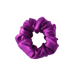 100% Mulberry Silk Hair Scrunchies Ties for Frizz & Breakage Prevention, Nature Silk Hair Ties No Damage, Elastic ponytail Holders, 1Pc