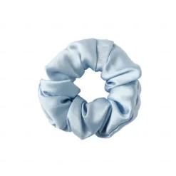 100% Mulberry Silk Hair Scrunchies Ties for Frizz & Breakage Prevention, Nature Silk Hair Ties No Damage, Elastic ponytail Holders, 1Pc