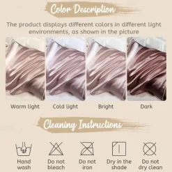 100% Mulberry Silk Pillowcase for Hair and Skin Health,Soft and Smooth Luxury Silk Pillow Cover,16 Momme Natural Silk Pillow Case Envelope Closure ,1pc