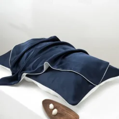 100% Mulberry Silk Pillowcase for Hair and Skin Health,Soft and Smooth Luxury Silk Pillow Cover,16 Momme Natural Silk Pillow Case Envelope Closure ,1pc