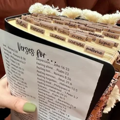 2025 New Prayer Bible Tabs - Bible Tabs for Women & Men, Bible Index Tabs for Reading, Bible Study Supplies for Easy Navigation, Bible Bookmark Gift for Christian